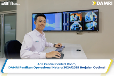 Ada Central Control Room, DAMRI Pastikan Operasional Nataru 2024/2025 Berjalan Optimal