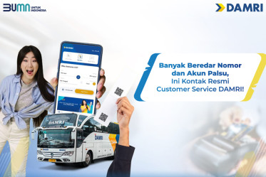 Banyak Beredar Nomor dan Akun Palsu, Ini Kontak Resmi Customer Service DAMRI!