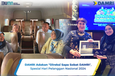 DAMRI Adakan "Direksi Sapa Sobat DAMRI," Spesial Hari Pelanggan Nasional 2024