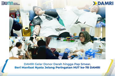 DAMRI Gelar Donor Darah hingga Pap Smear, Beri Manfaat Nyata Jelang Peringatan HUT ke-78 DAMRI