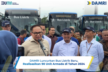 DAMRI Luncurkan Bus Listrik Baru, Realisasikan 90 Unit Armada di Tahun 2024