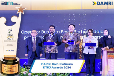 DAMRI Raih Platinum DTKJ Awards 2024