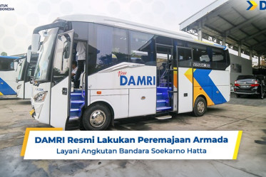 DAMRI Resmi Lakukan Peremajaan Armada Layani Angkutan Bandara Soekarno Hatta
