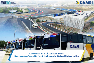 DAMRI Siap Sukseskan Event PertaminaGrandPrix of Indonesia 2024 di Mandalika