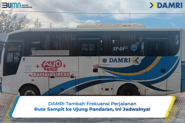 DAMRI Tambah Frekuensi Perjalanan Rute Sampit ke Ujung Pandaran, Ini Jadwalnya!