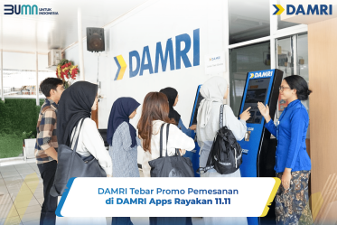 DAMRI Tebar Promo Pemesanan di DAMRI Apps Rayakan 11.11