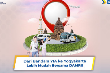 Dari Bandara YIA ke Yogyakarta Lebih Mudah Bersama DAMRI!