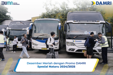 Desember Meriah dengan Promo DAMRI Spesial Nataru 2024/2025