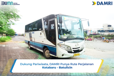 Dukung Pariwisata, DAMRI Punya Rute Perjalanan Kotabaru - Batulicin