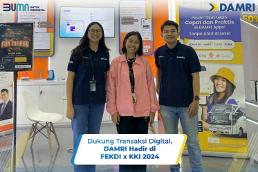 Dukung Transaksi Digital, DAMRI Hadir di FEKDI x KKI 2024