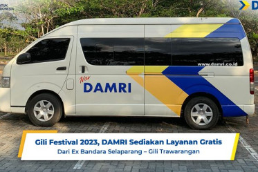 Gili Festival 2023, DAMRI Sediakan Layanan Gratis dari Ex Bandara Selaparang – Gili Trawarangan