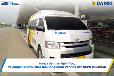 Hanya dengan Rp5 Ribu, Pelanggan DAMRI Bisa Naik Angkutan Perintis dan KSPN di Banten