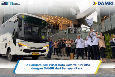 Ke Bandara dari Pusat Kota Jakarta Kini Bisa dengan DAMRI dari Senayan Park!