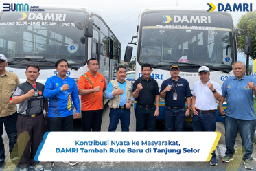 Kontribusi Nyata ke Masyarakat, DAMRI Tambah Rute Baru di Tanjung Selor