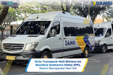 Launching! Rute Transpark Mall Bintaro - Bandara Soekarno-Hatta (PP) Resmi Beroperasi Hari ini