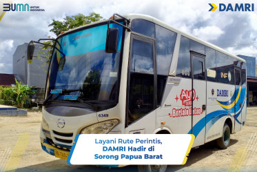 Layani Rute Perintis, DAMRI Hadir di Sorong Papua Barat