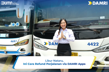 Libur Nataru, Ini Cara Refund Perjalanan via DAMRI Apps