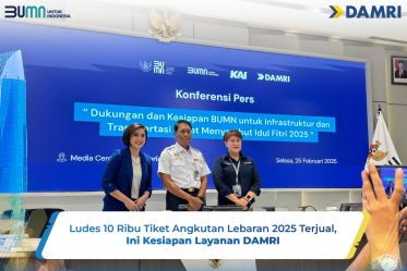 Ludes 10 Ribu Tiket Angkutan Lebaran 2025 Terjual, Ini Kesiapan Layanan DAMRI