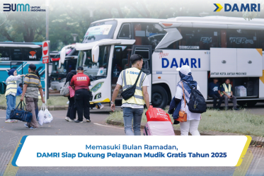 Memasuki Bulan Ramadan, DAMRI Siap Dukung Pelayanan Mudik Gratis Tahun 2025