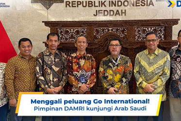 Menggali Peluang Go International, Pimpinan DAMRI Kunjungi Arab Saudi