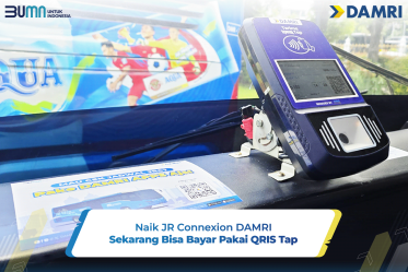 Naik JR Connexion DAMRI Sekarang Bisa Bayar Pakai QRIS Tap