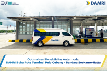 Optimalisasi Konektivitas Antarmoda, DAMRI Buka Rute Terminal Pulo Gebang - Bandara Soekarno-Hatta