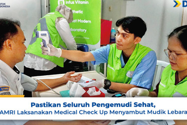 Pastikan Seluruh Pengemudi Sehat, DAMRI Laksanakan Medical Check Up Menyambut Mudik Lebaran