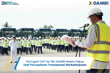 Peringati HUT ke-78, DAMRI Makin Fokus Jadi Perusahaan Transpotasi Berkelanjutan