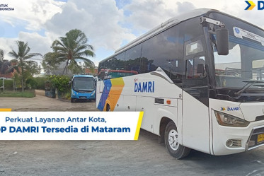 Perkuat Layanan Antar Kota, AKDP DAMRI Tersedia di Mataram