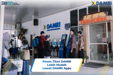 Pesan Tiket DAMRI Lebih Mudah Lewat DAMRI Apps