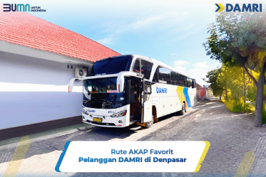 Rute AKAP Favorit Pelanggan DAMRI di Denpasar