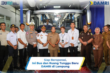 Siap Beroperasi, Ini Bus dan Ruang Tunggu Baru DAMRI di Lampung