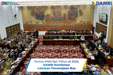 Terima PMN Rp1 Triliun di 2025, DAMRI Komitmen Lakukan Peremajaan Bus