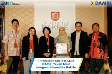 Tingkatkan Kualitas SDM, DAMRI Teken MoU dengan Universitas Bakrie