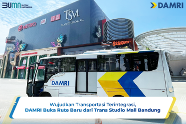 Wujudkan Transportasi Terintegrasi, DAMRI Buka Rute Baru dari Trans Studio Mall Bandung